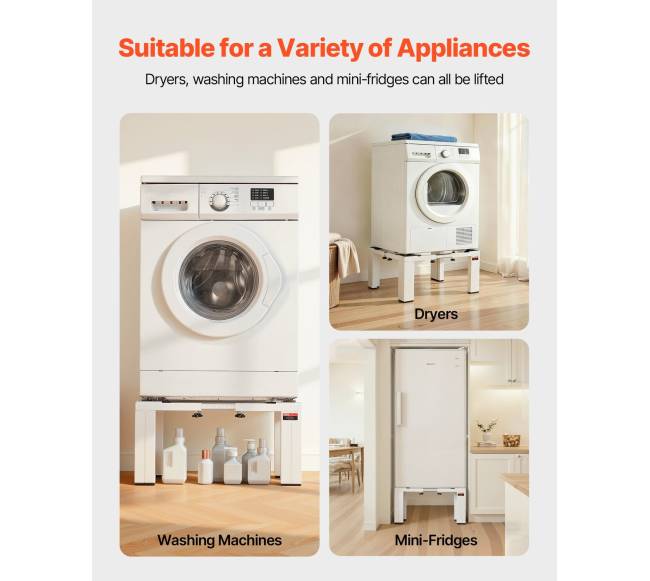 Skalbimo mašinos pjedestalas, reguliuojamas aukštis1