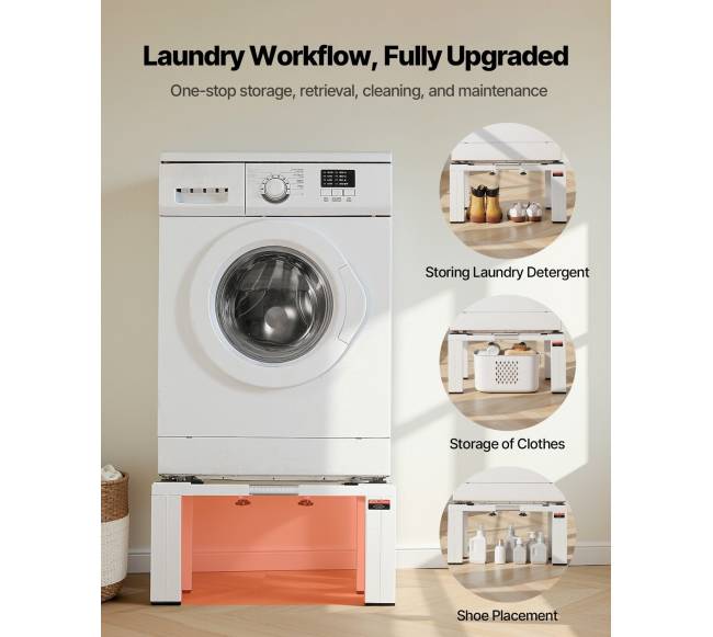 Skalbimo mašinos pjedestalas, reguliuojamas aukštis6