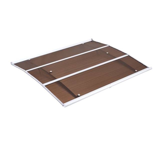 Durų prieangio stogelis iš polikarbonato, 94 x 119 cm8