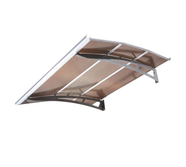 Durų prieangio stogelis iš polikarbonato, 94 x 119 cm10