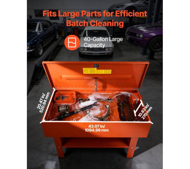 Automobilių detalių plovimo įrenginys 151L1