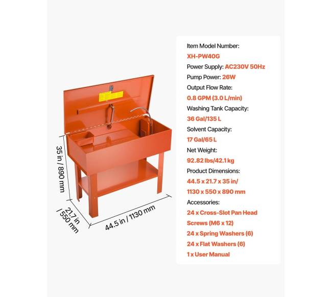 Automobilių detalių plovimo įrenginys 151L6
