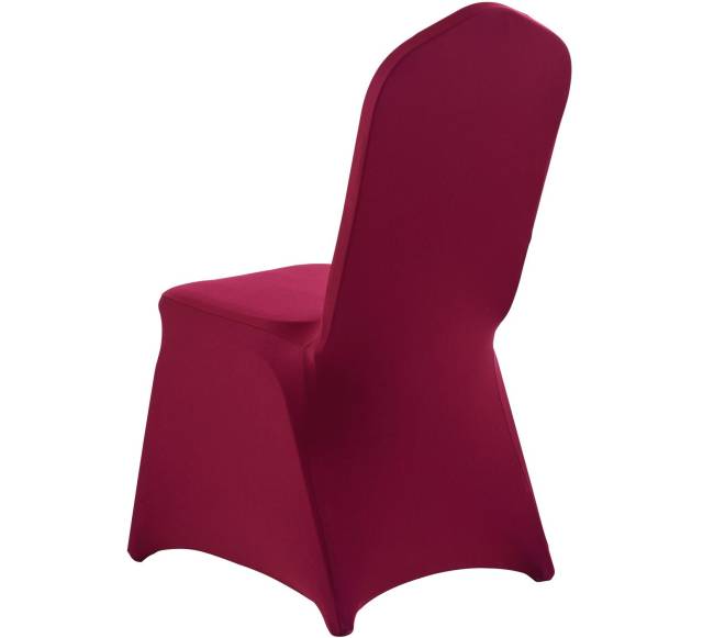 50 vnt. bordo kėdžių užvalkalai poliesterio elastanas10