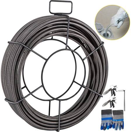 Drenažo valymo trosas 30m x 9,5mm0