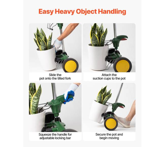 Augalų vežimėlis su reguliuojamu griebikliu3