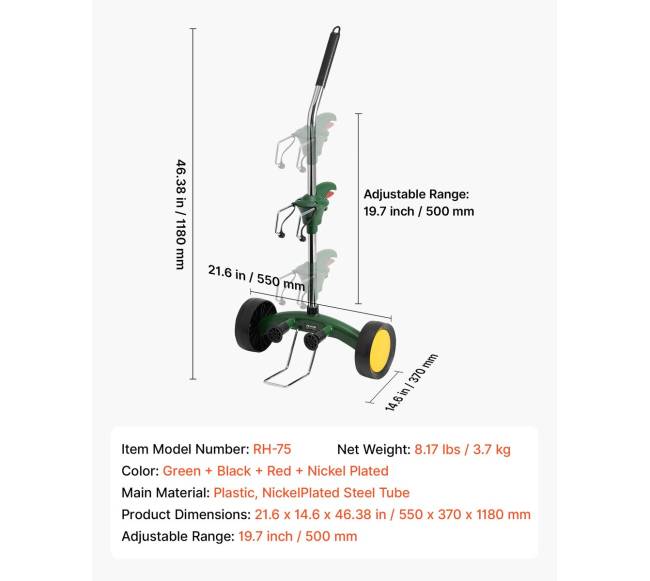 Augalų vežimėlis su reguliuojamu griebikliu6