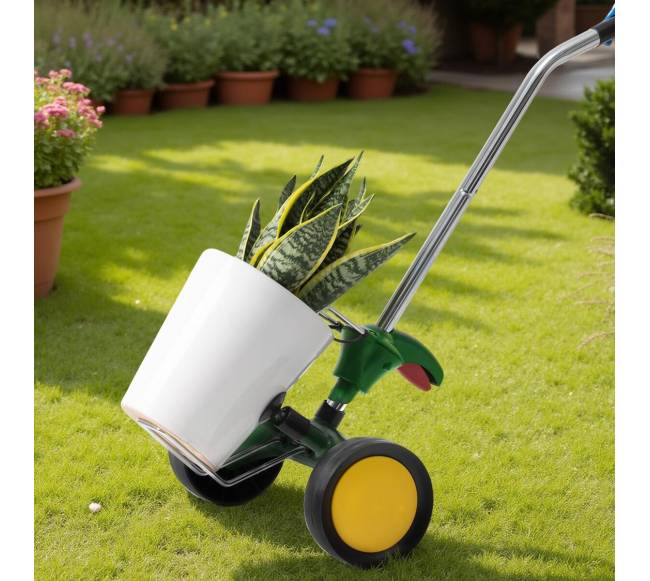 Augalų vežimėlis su reguliuojamu griebikliu7