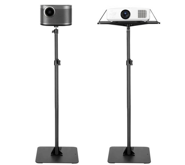 Projektoriaus stovas su reguliuojamo aukščio atrama0