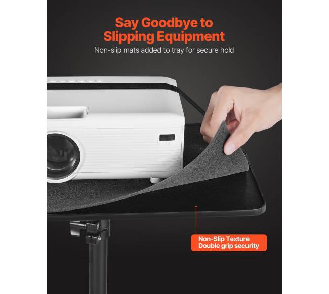 Projektoriaus stovas su reguliuojamo aukščio atrama5