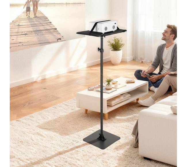 Projektoriaus stovas su reguliuojamo aukščio atrama7