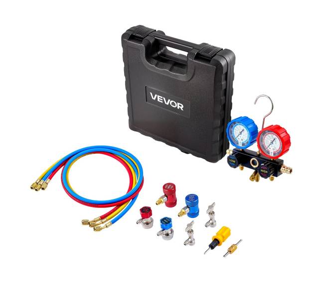 Automobilių oro kondicionieriaus kolektoriaus manometrų rinkinys8