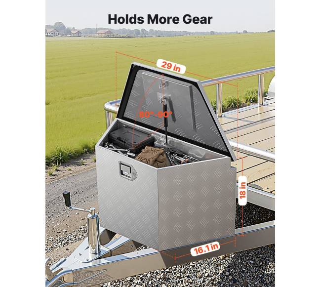 Priekabos dėžė su užraktu ir raktu1