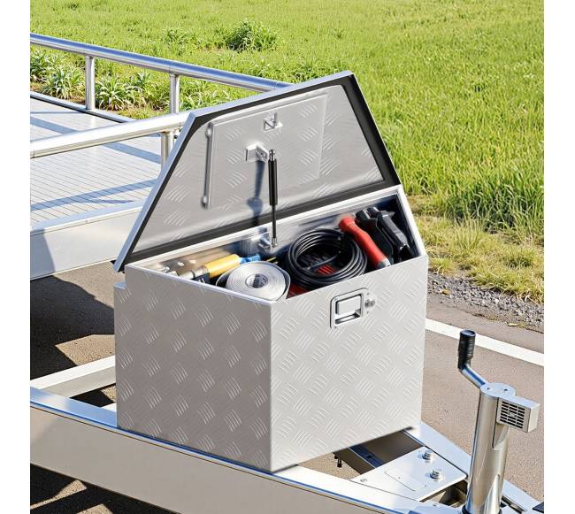 Priekabos dėžė su užraktu ir raktu7