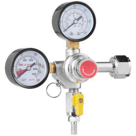 Dviejų matuoklių CO2 reguliatorius alaus gamybai0