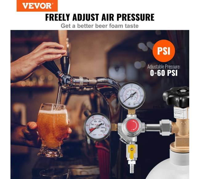 Dviejų matuoklių CO2 reguliatorius alaus gamybai1