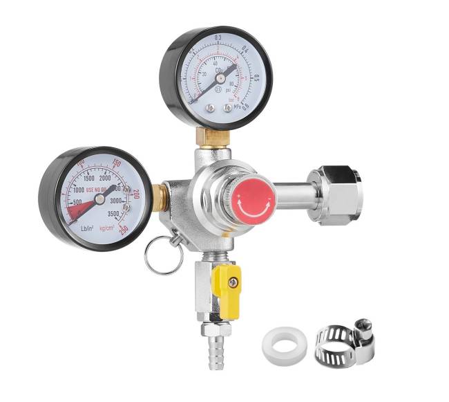 Dviejų matuoklių CO2 reguliatorius alaus gamybai8