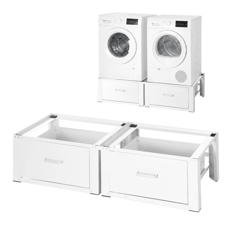 Skalbimo mašinos pjedestalai su stalčiumi, 2 vnt.0