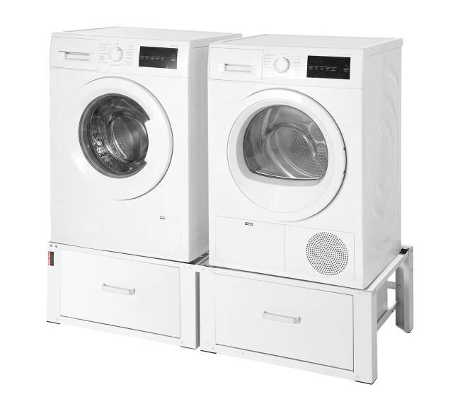 Skalbimo mašinos pjedestalai su stalčiumi, 2 vnt.10