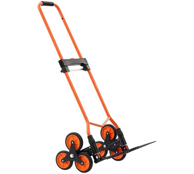 Laiptinis vežimėlis su 6 ratais, 54 kg talpos0