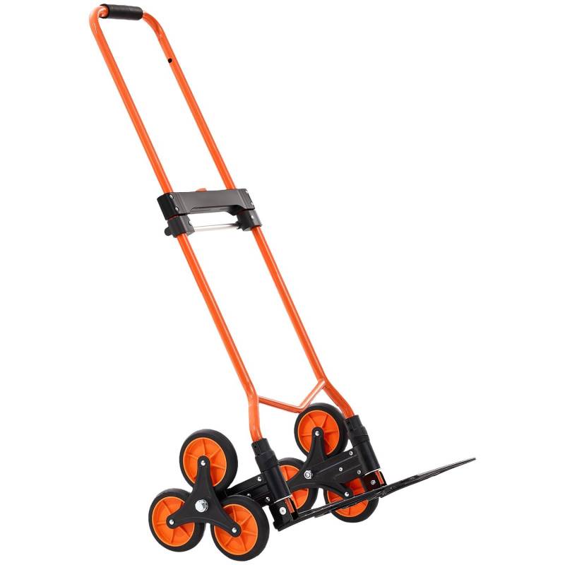 Laiptinis vežimėlis su 6 ratais, 54 kg talpos0