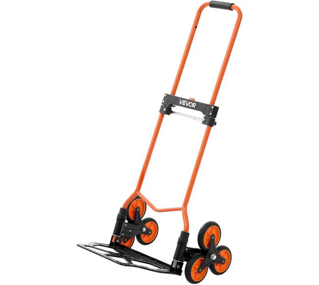 Laiptinis vežimėlis su 6 ratais, 54 kg talpos9