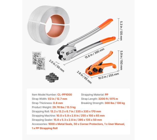 PP pakavimo juostų komplektas su įrankiais6