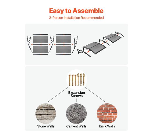 Durų stiklinis stogelis su apsauga nuo lietaus4
