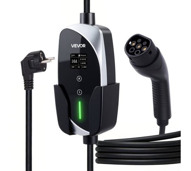 Mobilus sieninis įkroviklis, 3.6 kW, 16A, tipas 210