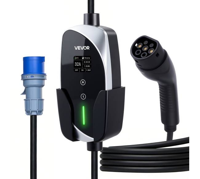 Nešiojama EV įkrovimo stotelė su 7.4 kW galia10