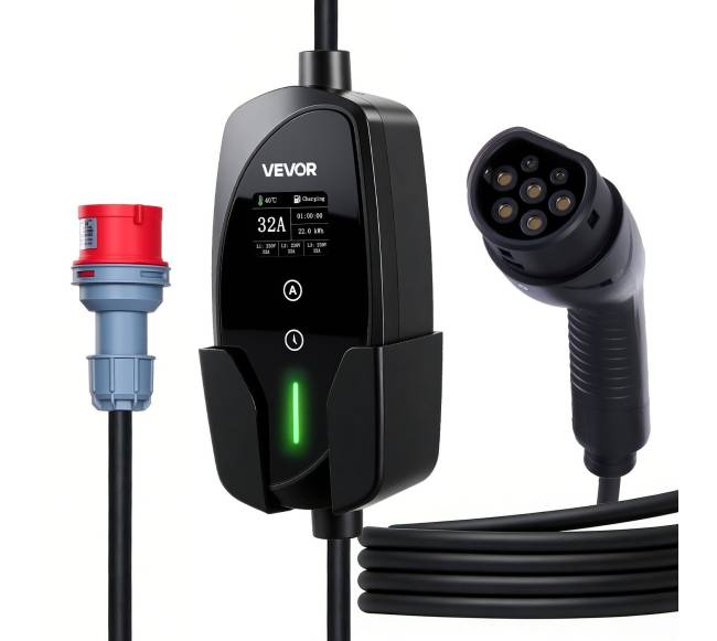 Mobilus sieninis įkroviklis 22 kW 32A, 7 m10