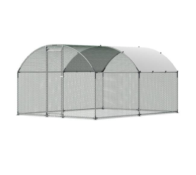 Metalinė vištidė 3x4x2 m su užraktu0