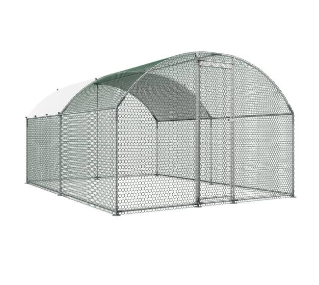 Metalinė vištidė 3x4x2 m su užraktu10