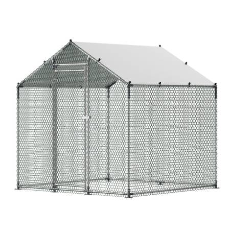 Metalinis paukštidės aptvaras 2x2x2 m0