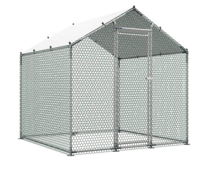 Metalinis paukštidės aptvaras 2x2x2 m10