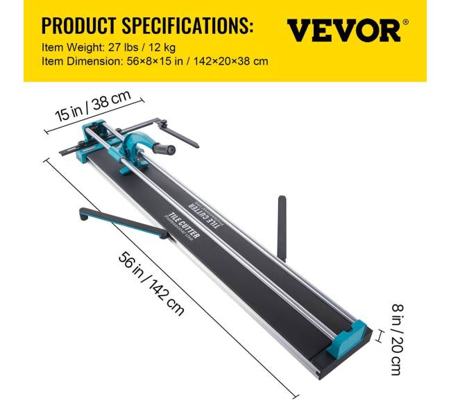 1200 mm plytelių pjaustyklė rankinė6