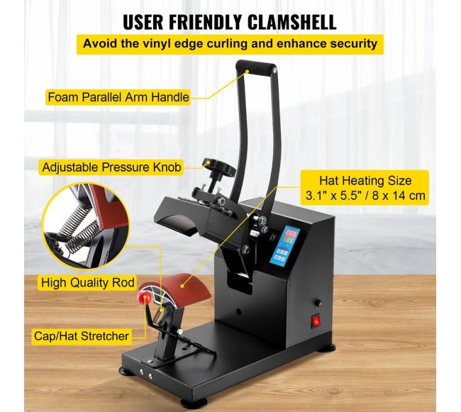 Skrybėlių šilumos presas 600 W4