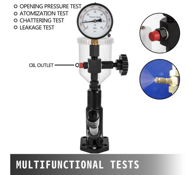 Dyzelinio purkštuvo slėgio testeris4