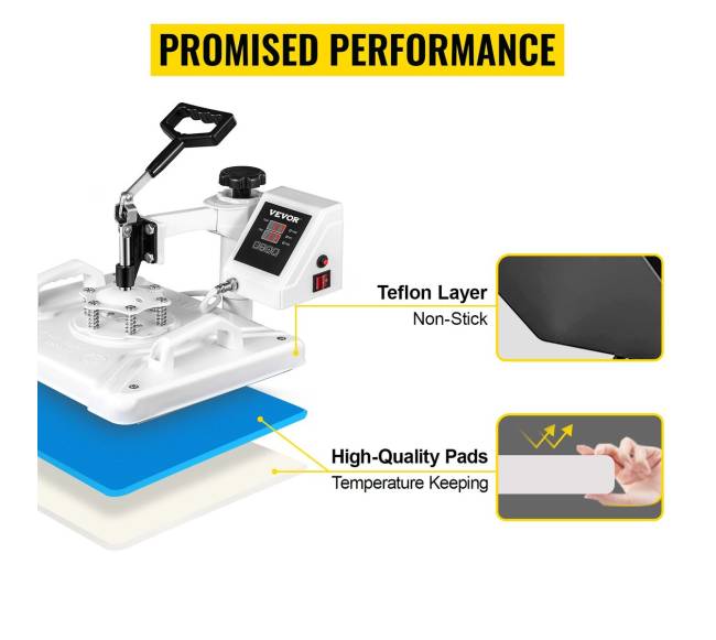 Šilumos presas 30x38 cm 5 viename 1250W3