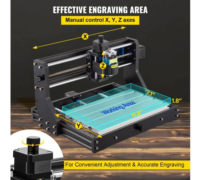 CNC 3018 pro 500mw mini lazerinis graviratorius3