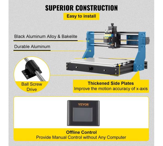 CNC 3018 pro 500mw mini lazerinis graviratorius5