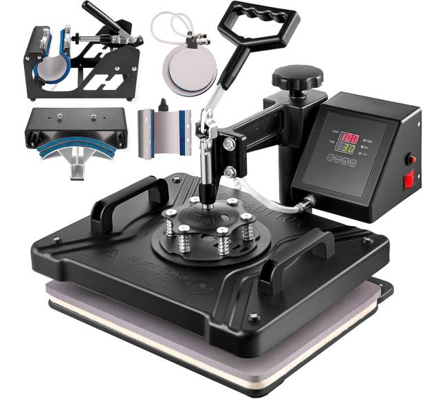 6 viename šilumos spaudimo mašina 38x30 cm7