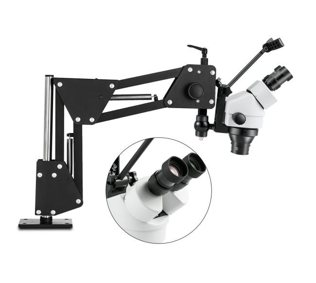 mikroskopas su 76 mm lęšiu ir spyruokliniu laikikliu7