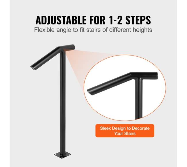 Apvalus metalinis turėklas laiptams lauke3