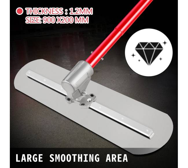 Plieninė betono glaistyklė 900x200 mm2