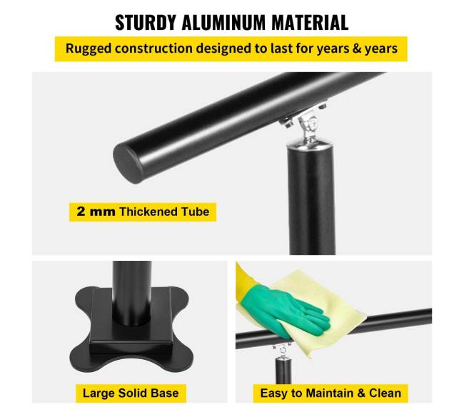 Lauko turėklas laiptams iš aliuminio4