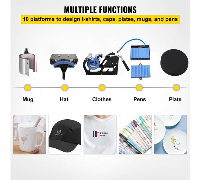 Šilumos presas 30x38 cm su 360 pasukimu2