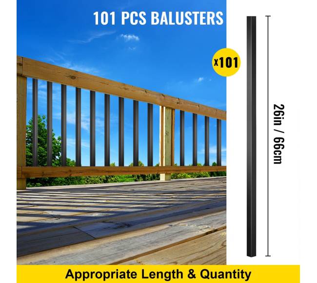 Lauko laiptų turėklų balustrai, 101 vnt.2