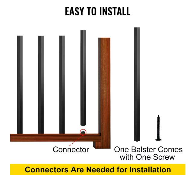 Lauko laiptų turėklų balustrai, 101 vnt.5