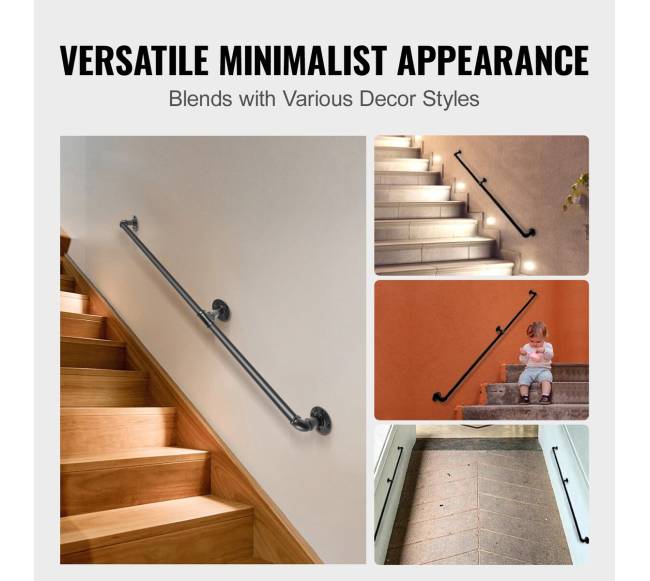 Plieninis vamzdinis turėklas laiptams 4FT5