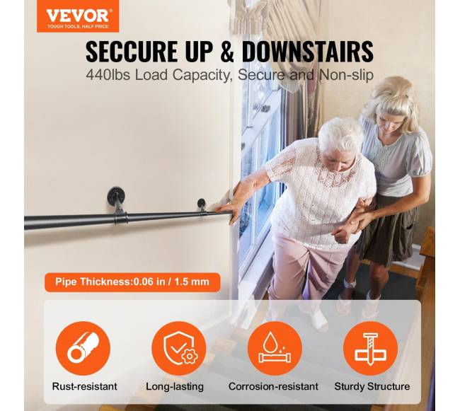 Plieniniai vamzdiniai turėklai laiptams1